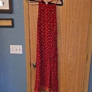 April Cornell Red Floral Dress